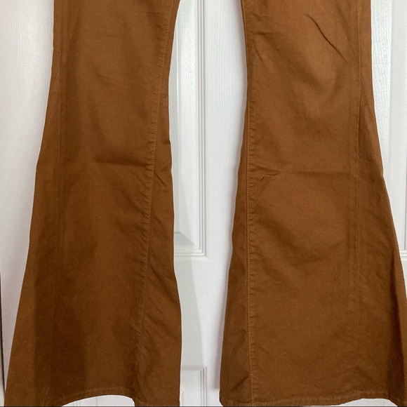 Bell bottoms jeans Citizen of Humanity jeans pants tan rust color women 29/34 - Picture 14 of 15